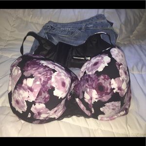 Beautiful Floral T-Shirt Bra